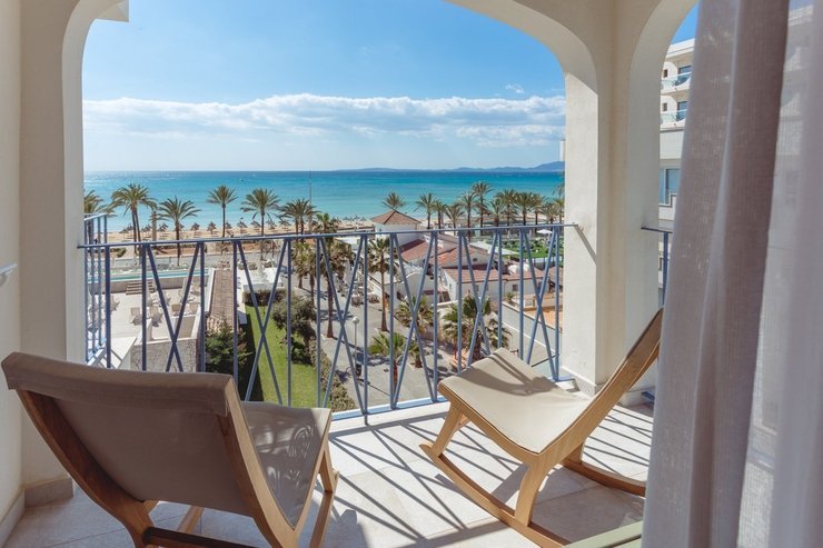 Vista mar frontal superior Hotel MySeaHouse Flamingo Only Adults +16 Playa de Palma