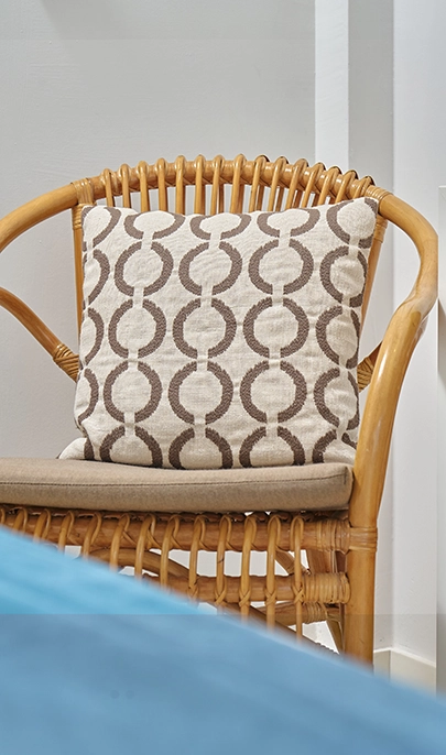 Sessel im Hotel MYSEAHOUSE Flamingo