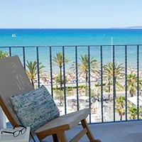 Vistas al mar y a la playa habitaciones Hotel MYSEAHOUSE Flamingo